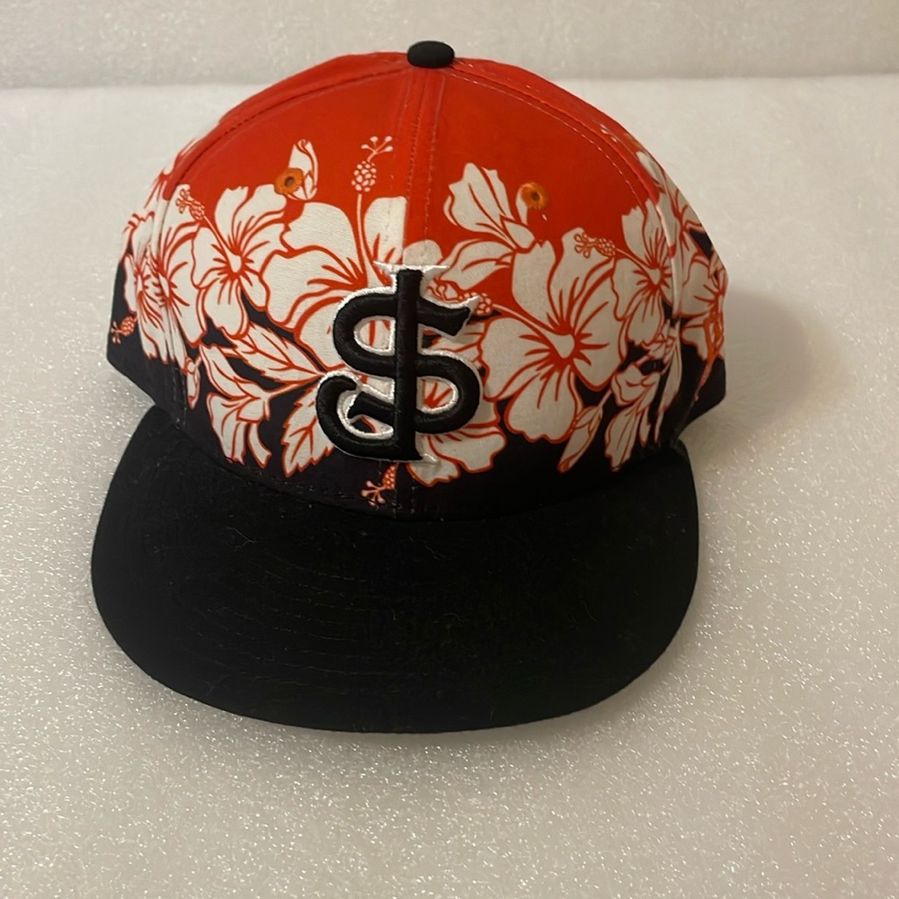 New Era San Jose Giants Minor League Floral Hawaiian Print Baseball Hat